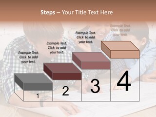 Improvement Blueprint Discussing PowerPoint Template