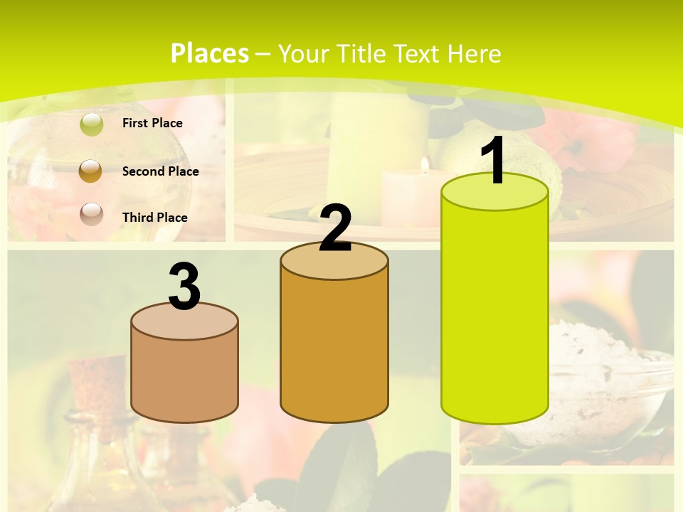 Collage Towel Herb PowerPoint Template