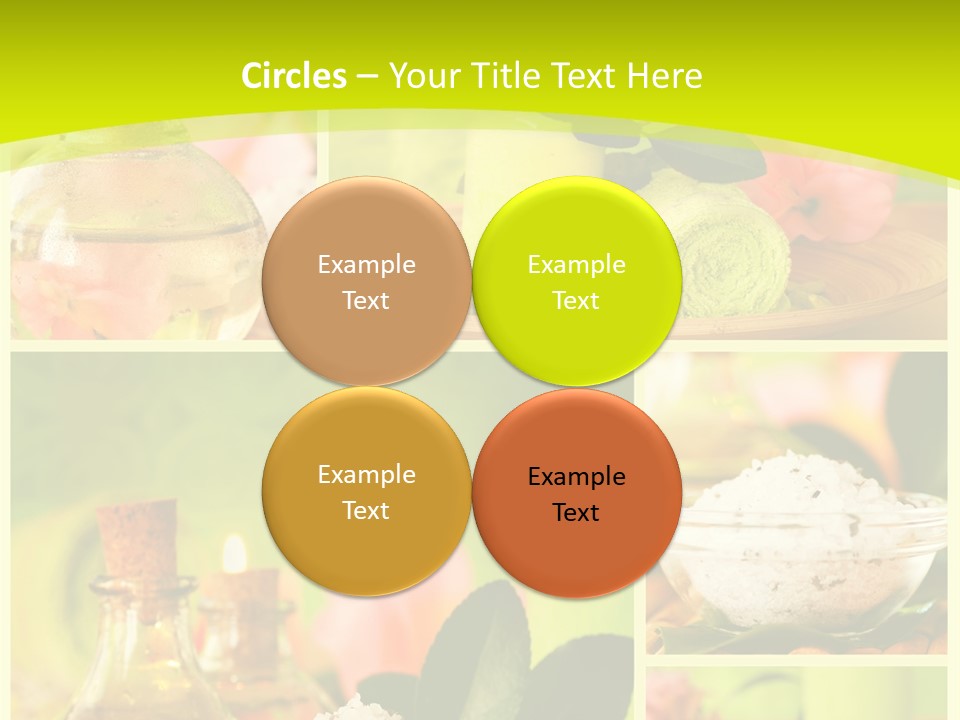 Collage Towel Herb PowerPoint Template