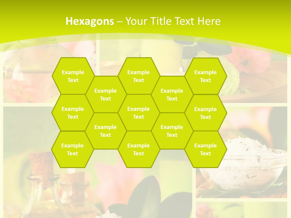 Collage Towel Herb PowerPoint Template