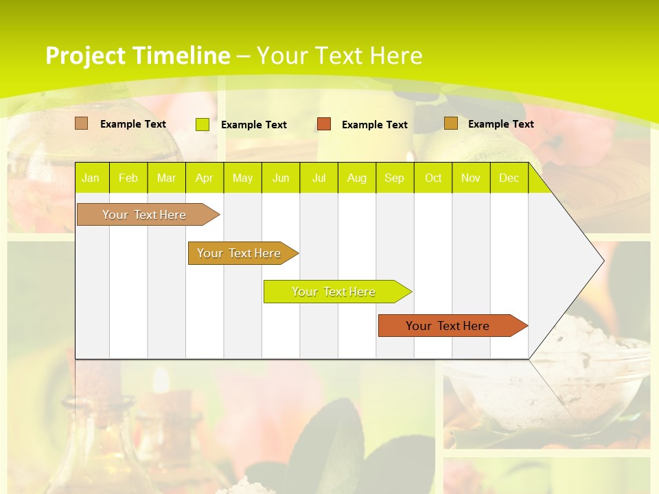 Collage Towel Herb PowerPoint Template