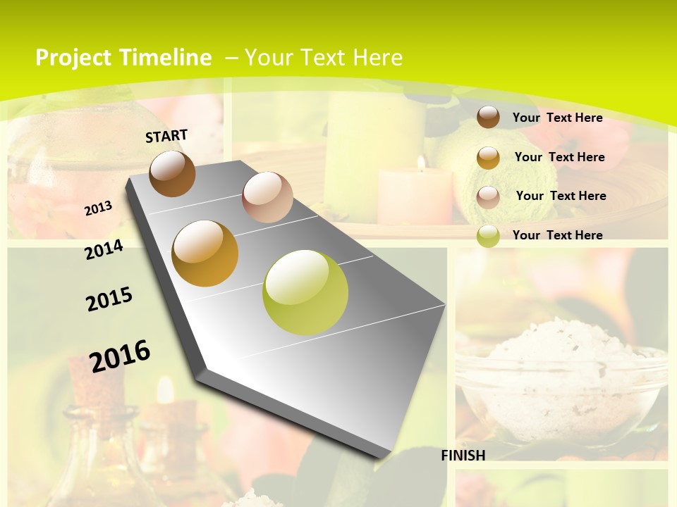 Collage Towel Herb PowerPoint Template