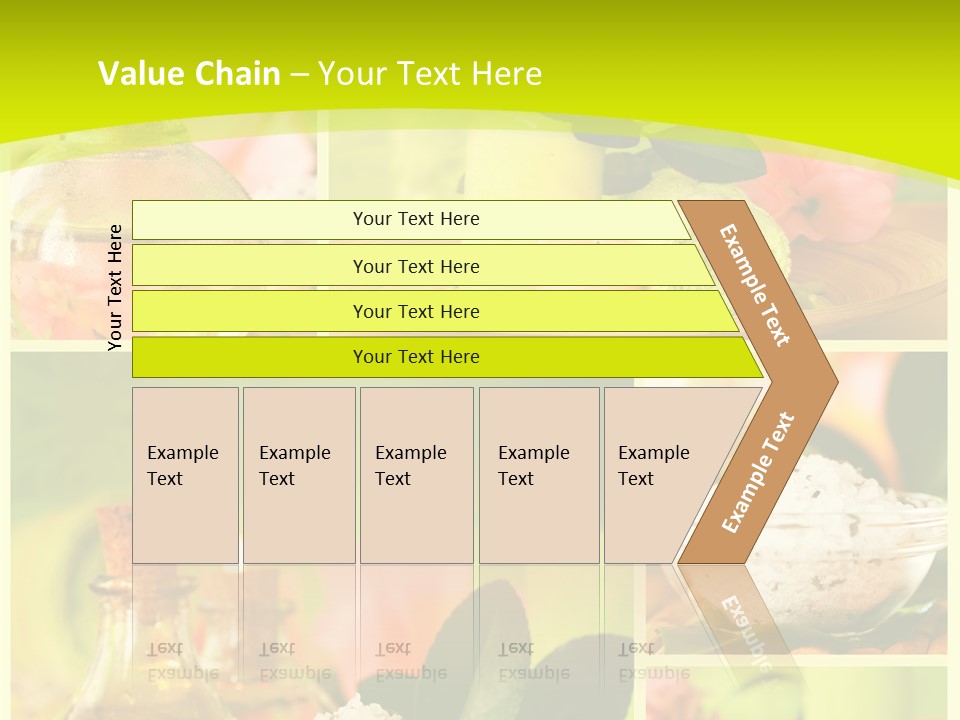 Collage Towel Herb PowerPoint Template