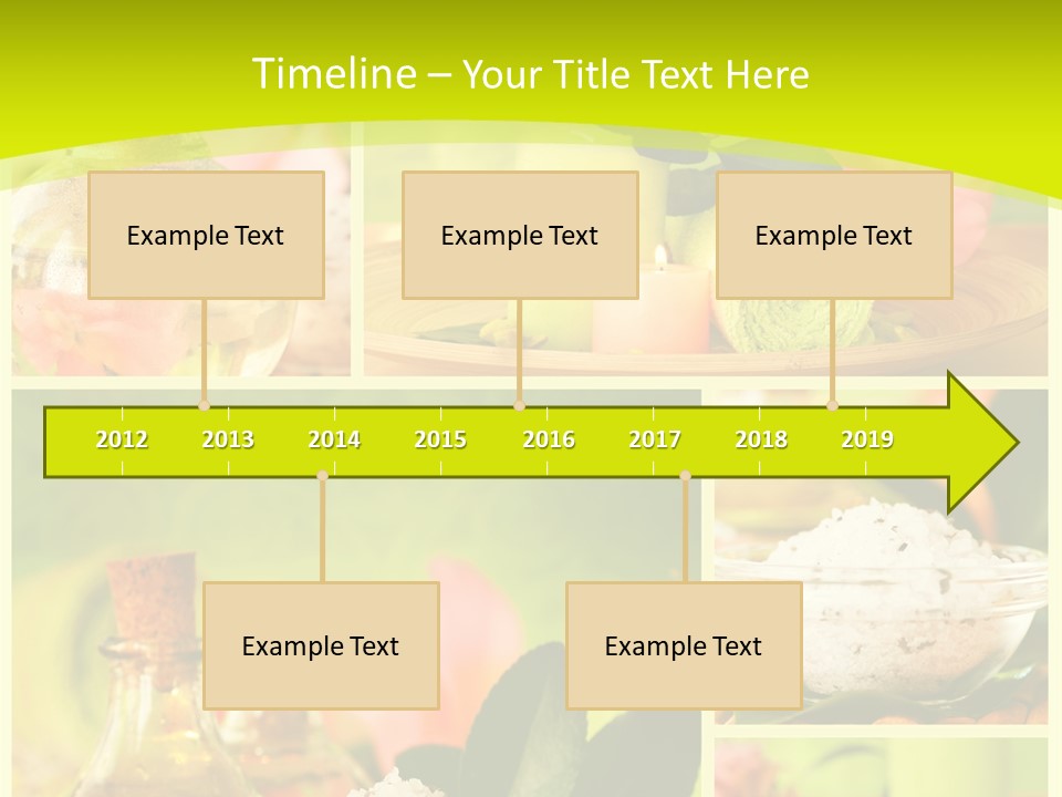 Collage Towel Herb PowerPoint Template