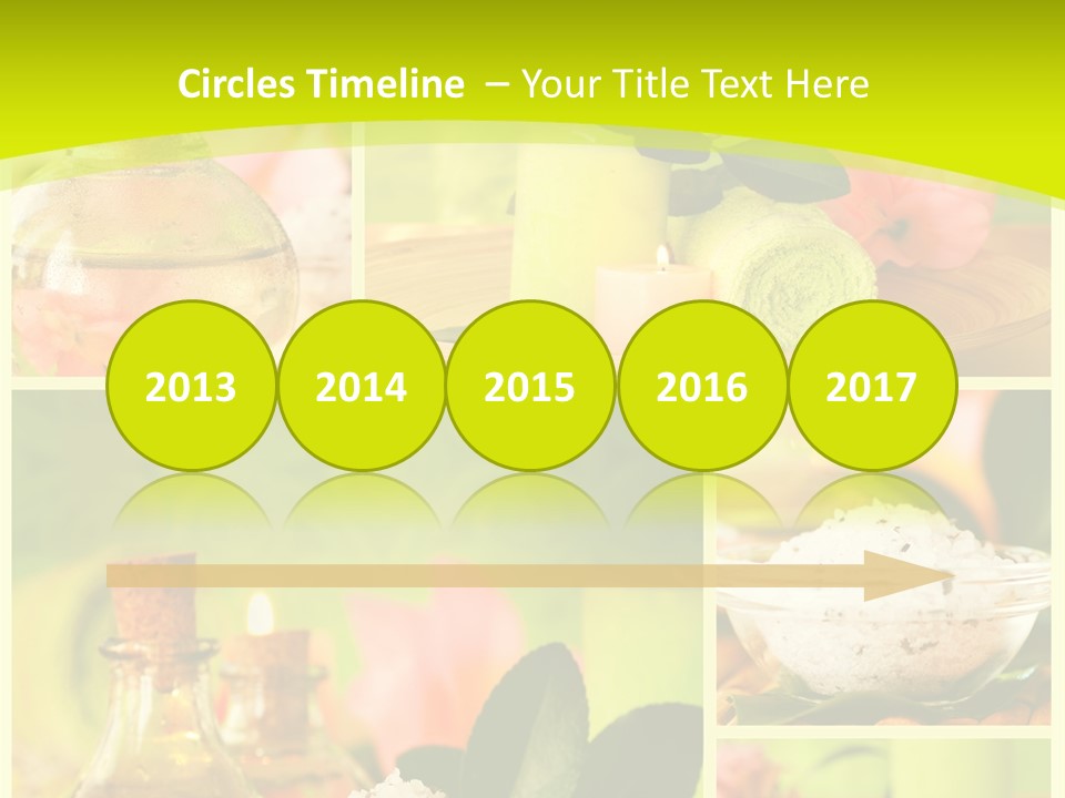 Collage Towel Herb PowerPoint Template