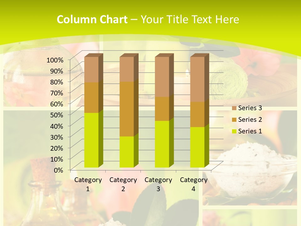 Collage Towel Herb PowerPoint Template