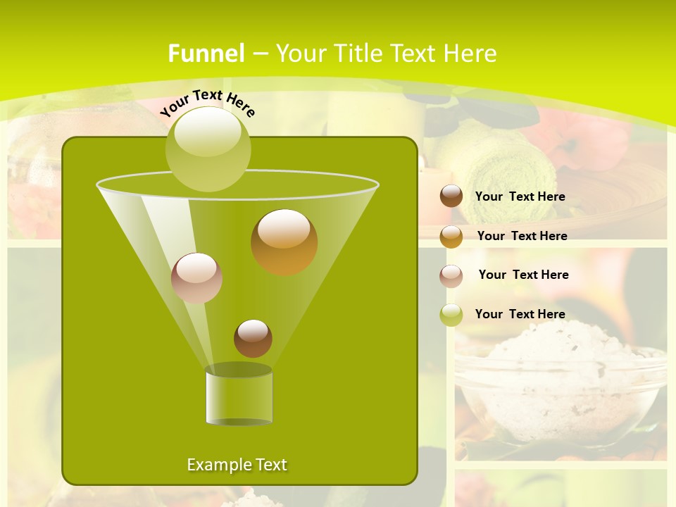 Collage Towel Herb PowerPoint Template