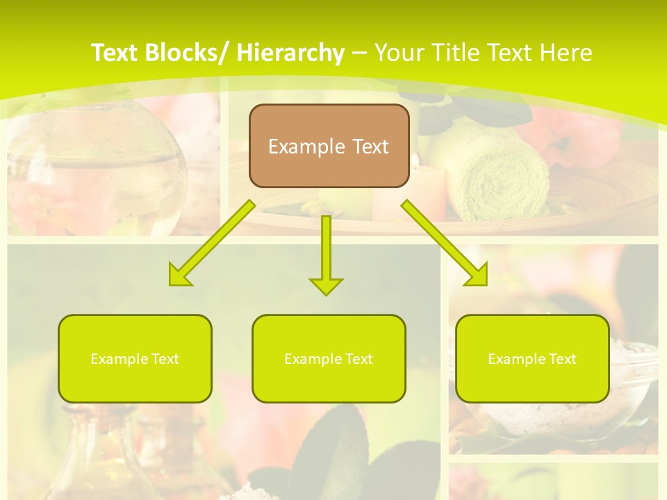 Collage Towel Herb PowerPoint Template