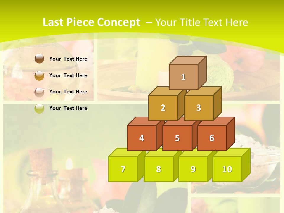 Collage Towel Herb PowerPoint Template