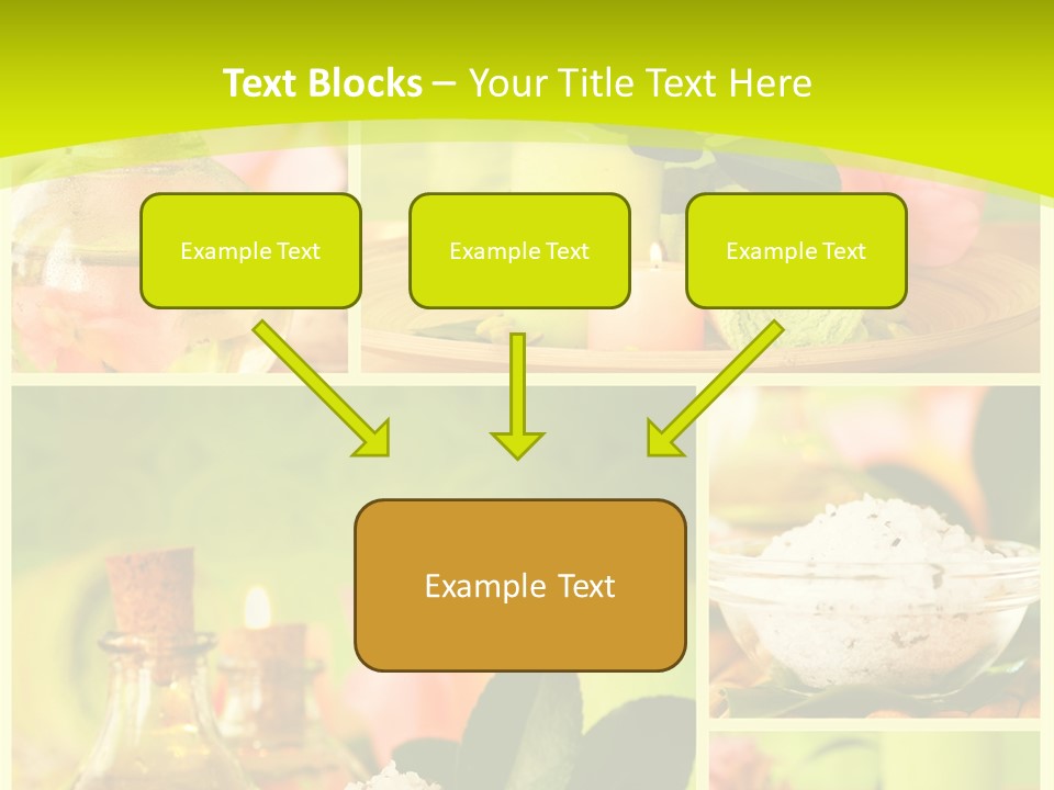 Collage Towel Herb PowerPoint Template