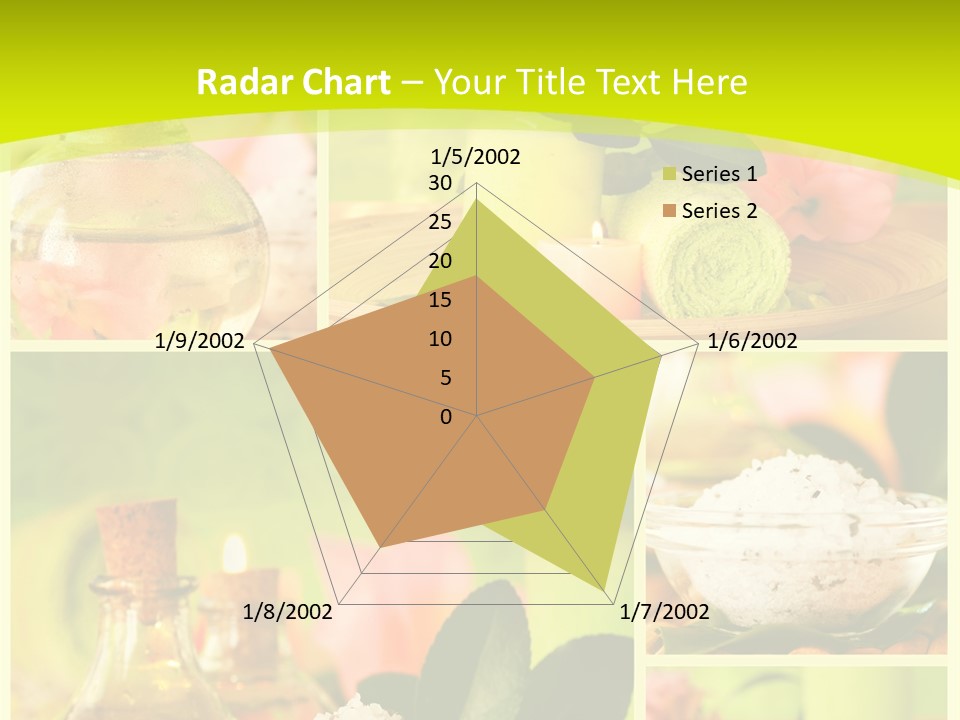 Collage Towel Herb PowerPoint Template