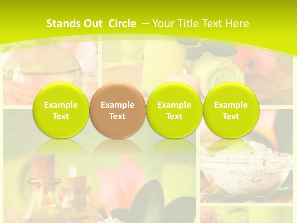 Collage Towel Herb PowerPoint Template