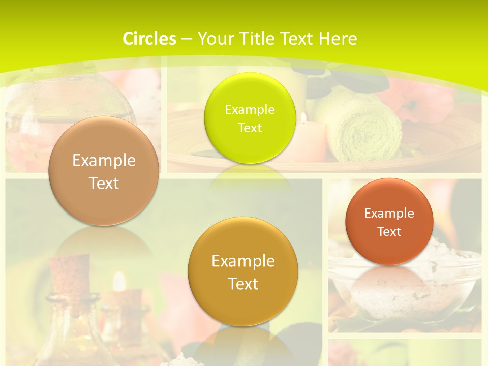 Collage Towel Herb PowerPoint Template