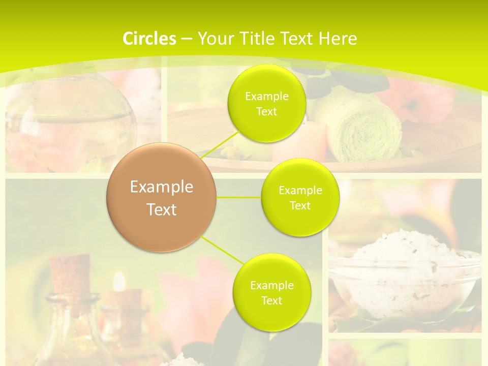 Collage Towel Herb PowerPoint Template