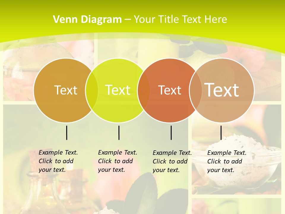 Collage Towel Herb PowerPoint Template