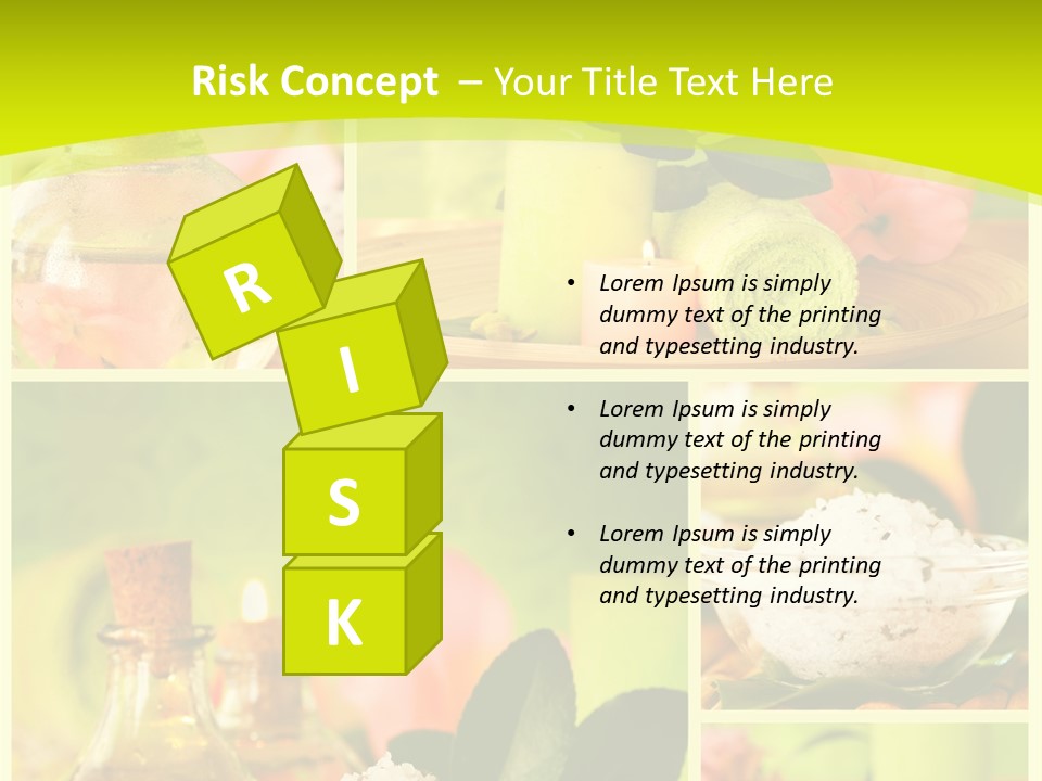 Collage Towel Herb PowerPoint Template