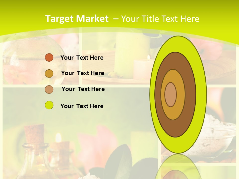 Collage Towel Herb PowerPoint Template