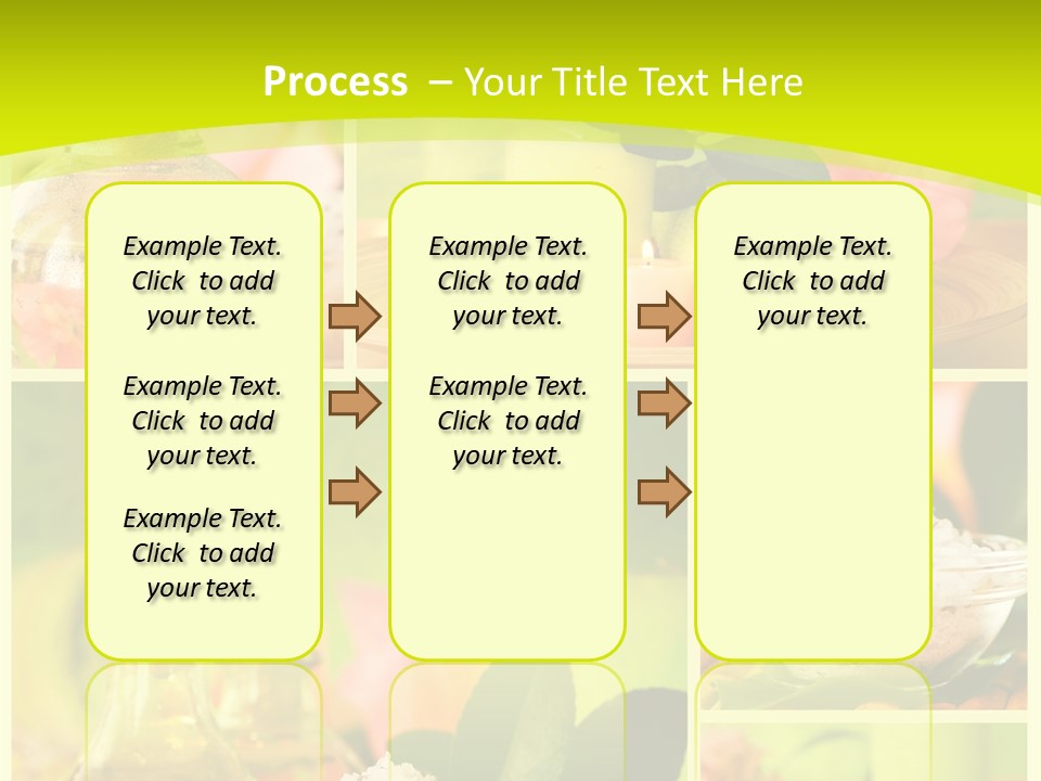 Collage Towel Herb PowerPoint Template