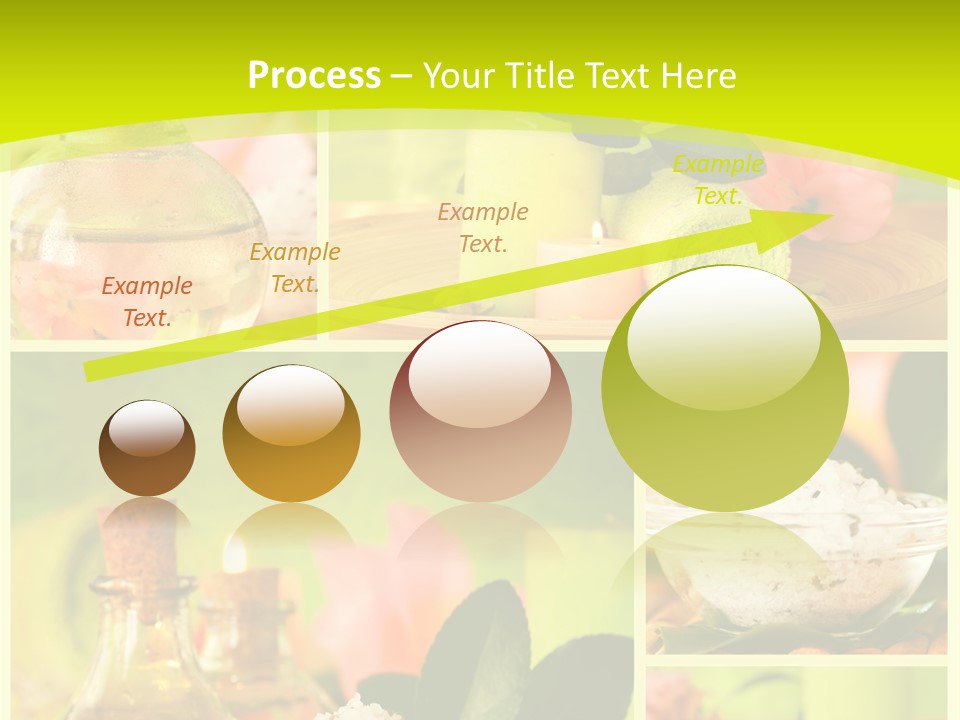 Collage Towel Herb PowerPoint Template