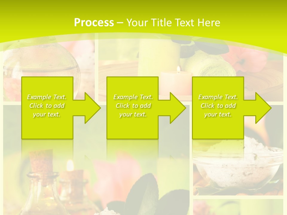 Collage Towel Herb PowerPoint Template