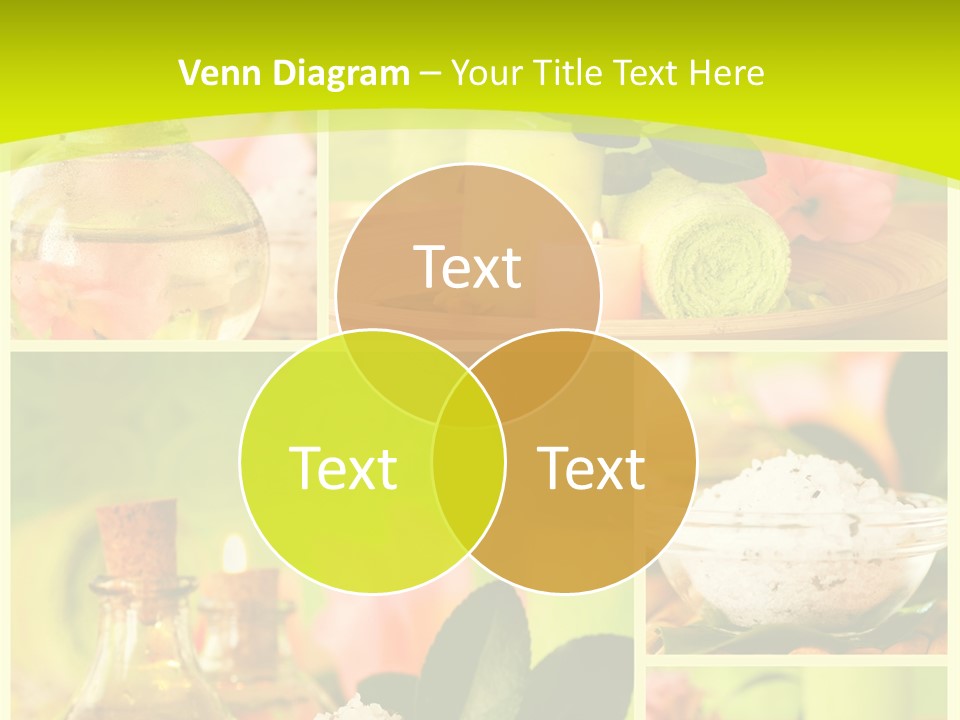 Collage Towel Herb PowerPoint Template