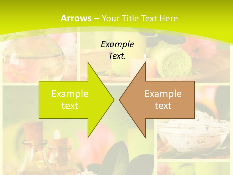 Collage Towel Herb PowerPoint Template