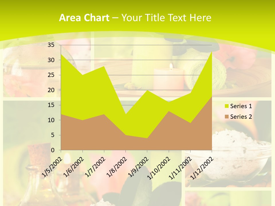 Collage Towel Herb PowerPoint Template