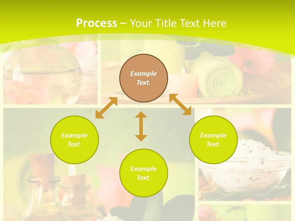 Collage Towel Herb PowerPoint Template