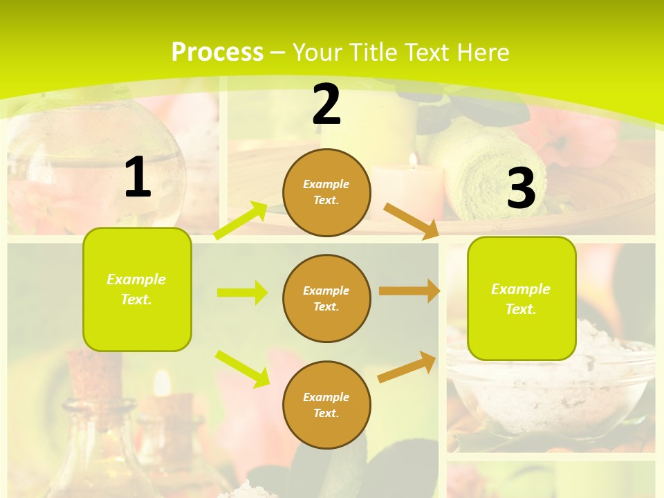 Collage Towel Herb PowerPoint Template