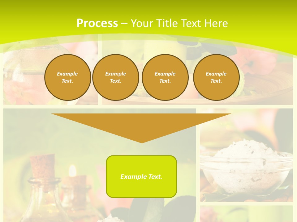 Collage Towel Herb PowerPoint Template