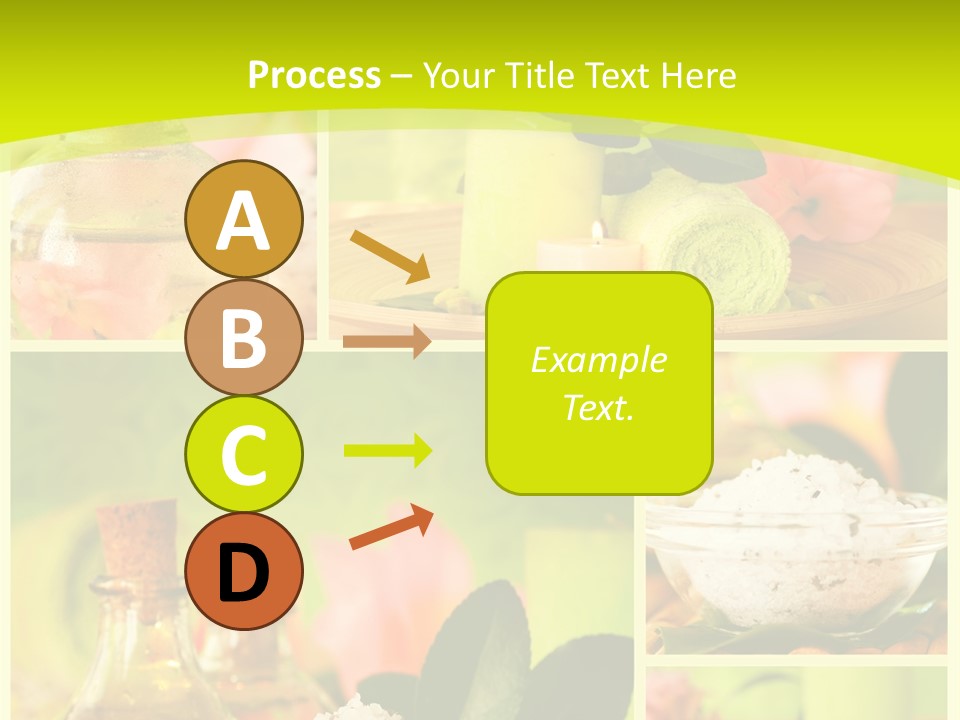 Collage Towel Herb PowerPoint Template