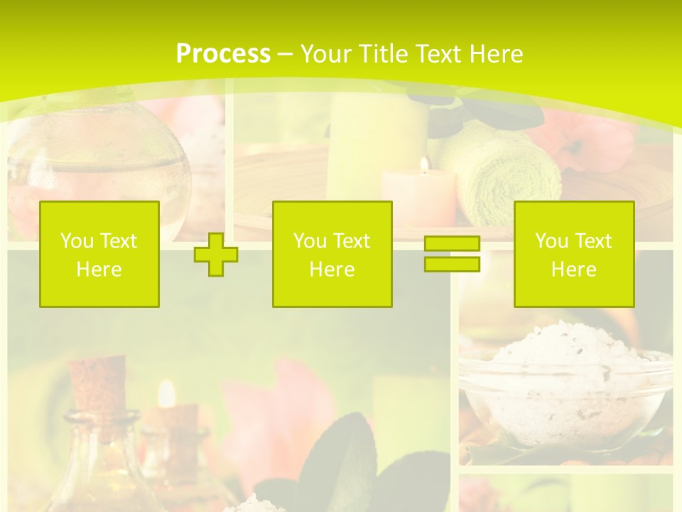 Collage Towel Herb PowerPoint Template