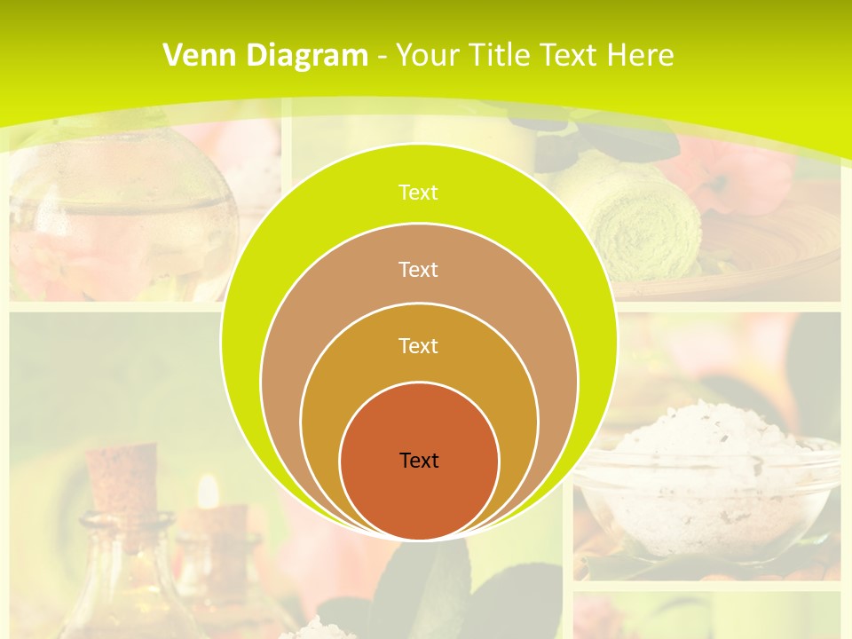 Collage Towel Herb PowerPoint Template