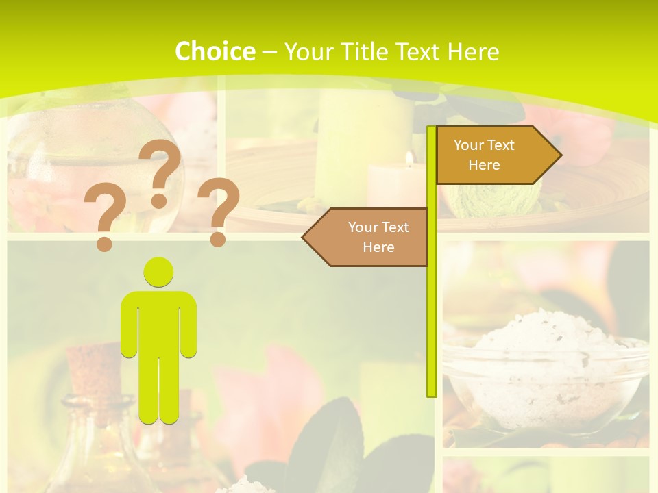 Collage Towel Herb PowerPoint Template