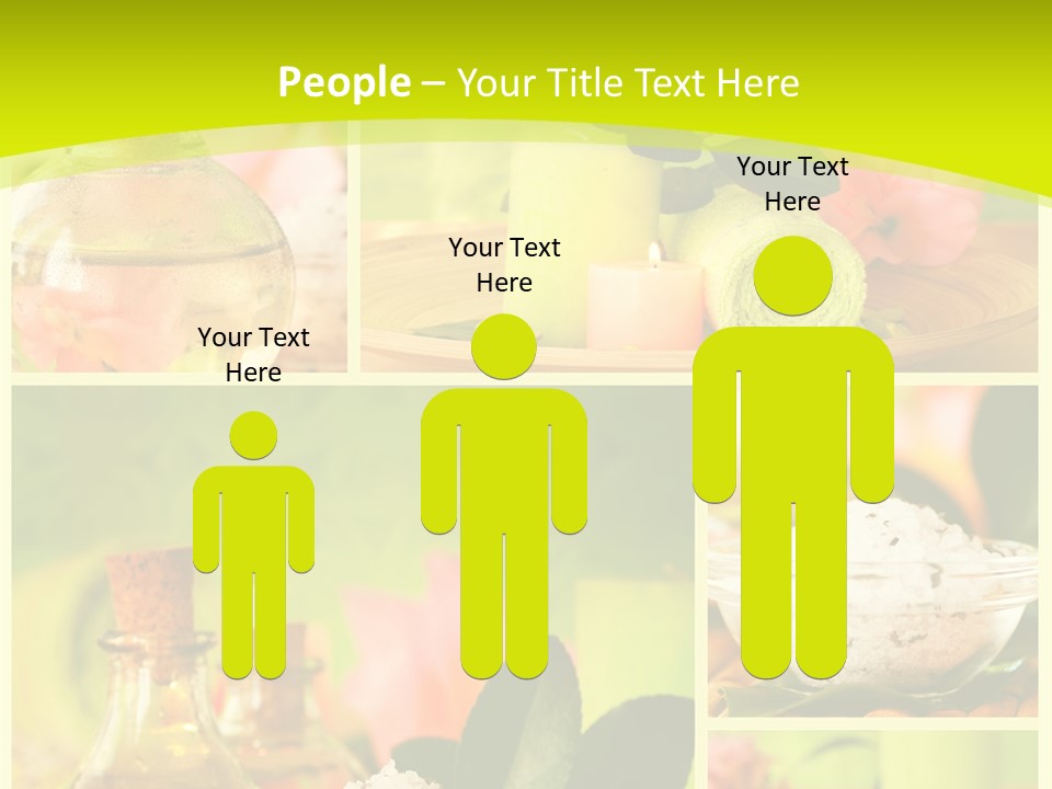 Collage Towel Herb PowerPoint Template