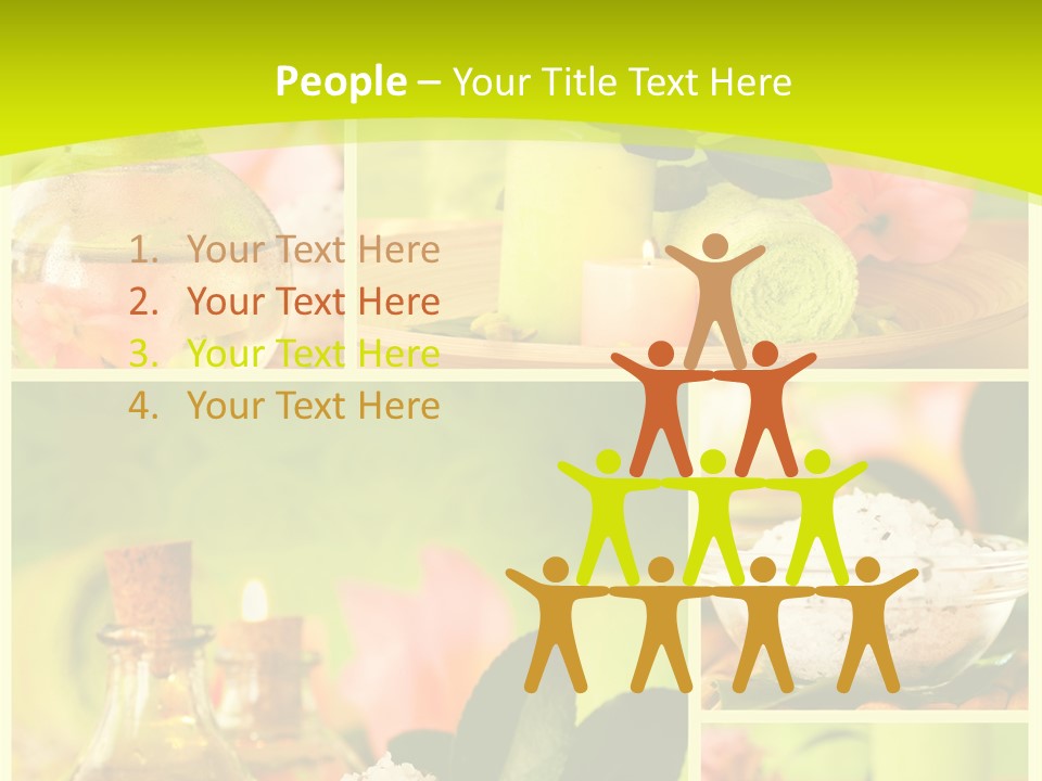 Collage Towel Herb PowerPoint Template