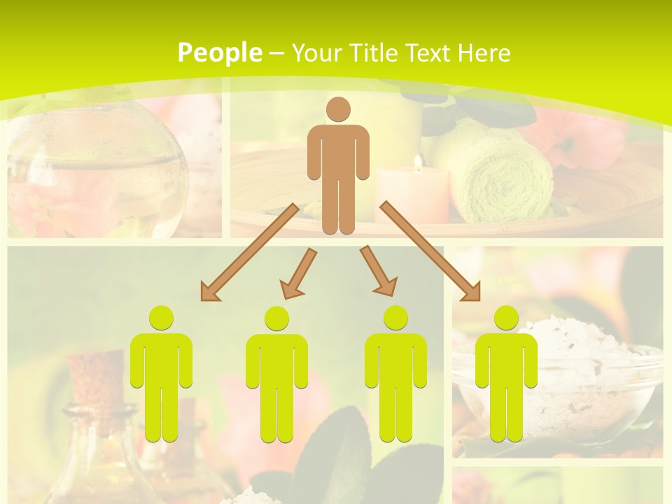 Collage Towel Herb PowerPoint Template