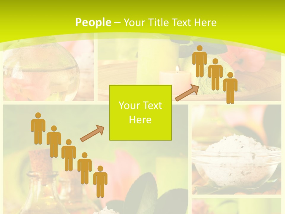 Collage Towel Herb PowerPoint Template