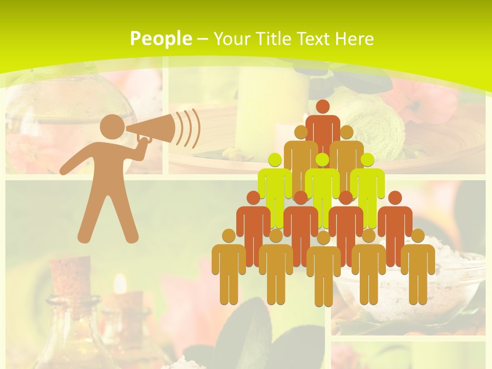 Collage Towel Herb PowerPoint Template