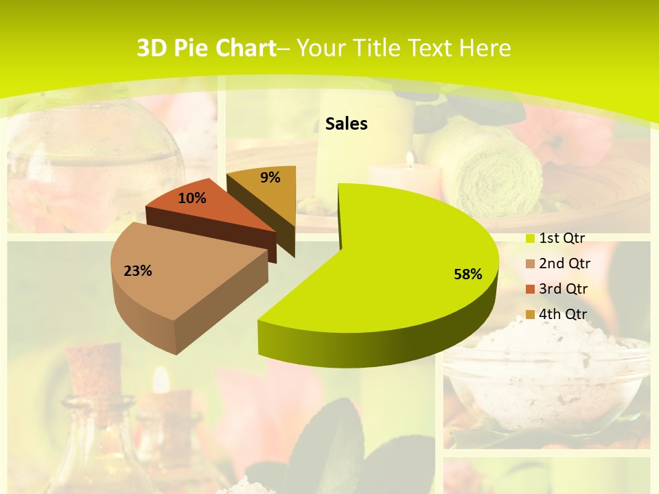 Collage Towel Herb PowerPoint Template