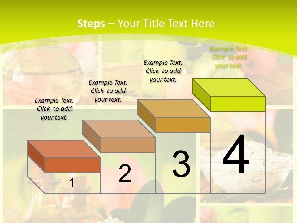 Collage Towel Herb PowerPoint Template