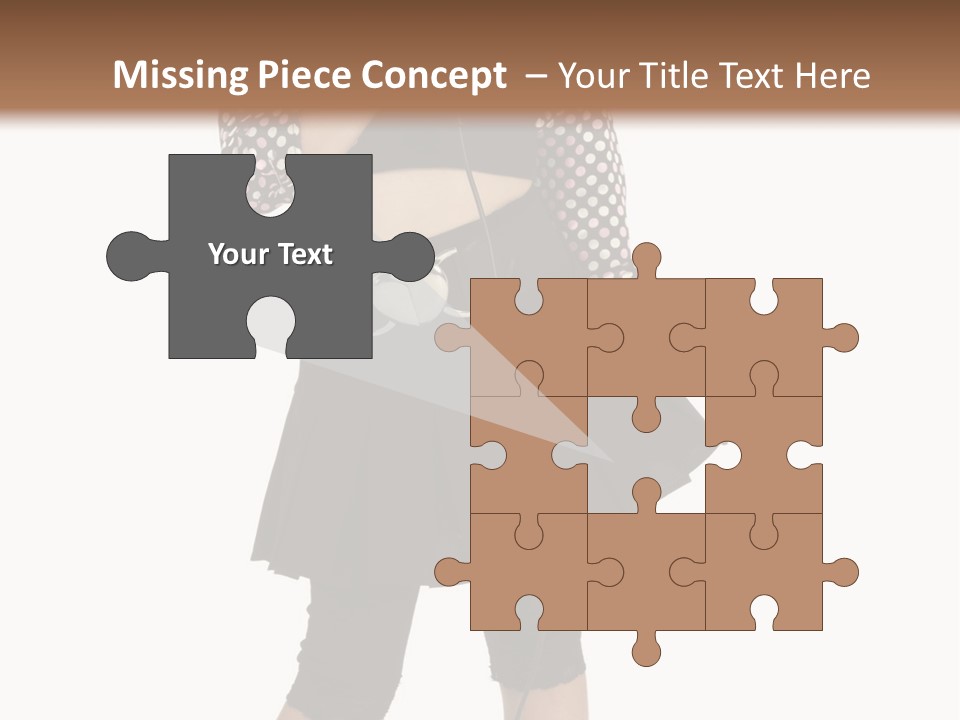 Music Vertical Child PowerPoint Template