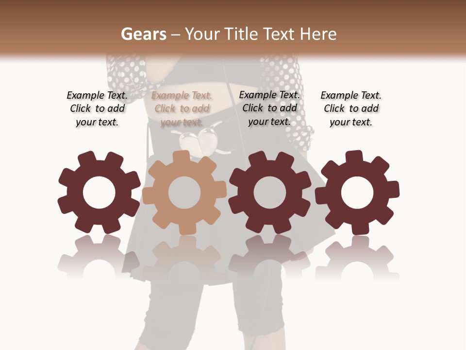 Music Vertical Child PowerPoint Template