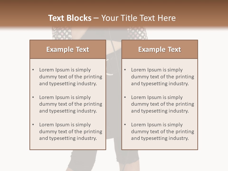 Music Vertical Child PowerPoint Template