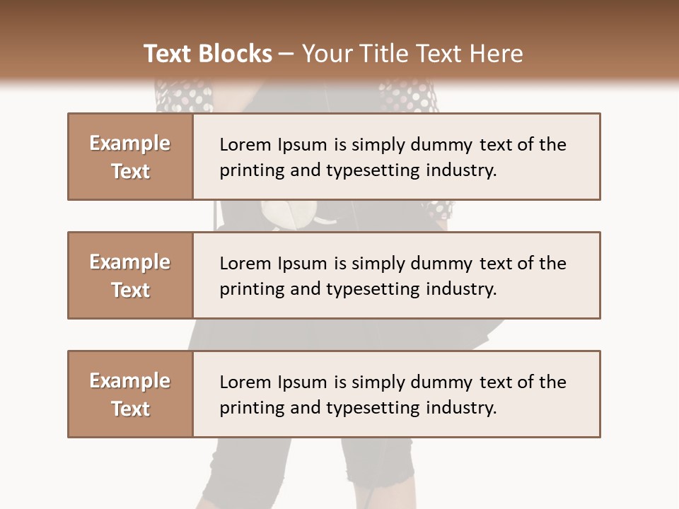 Music Vertical Child PowerPoint Template
