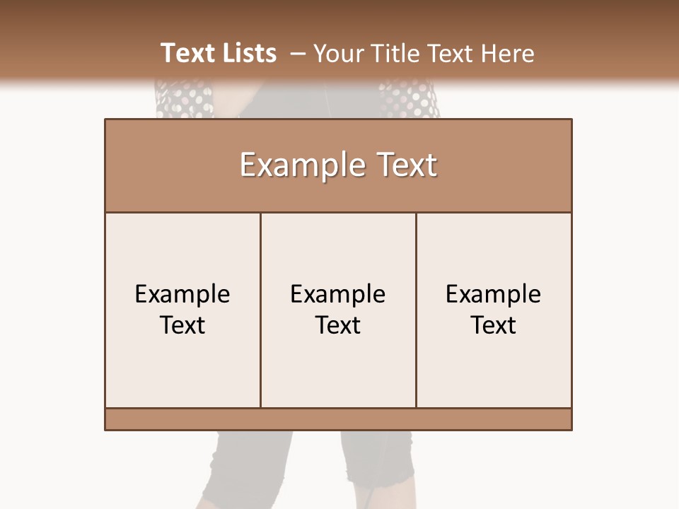 Music Vertical Child PowerPoint Template
