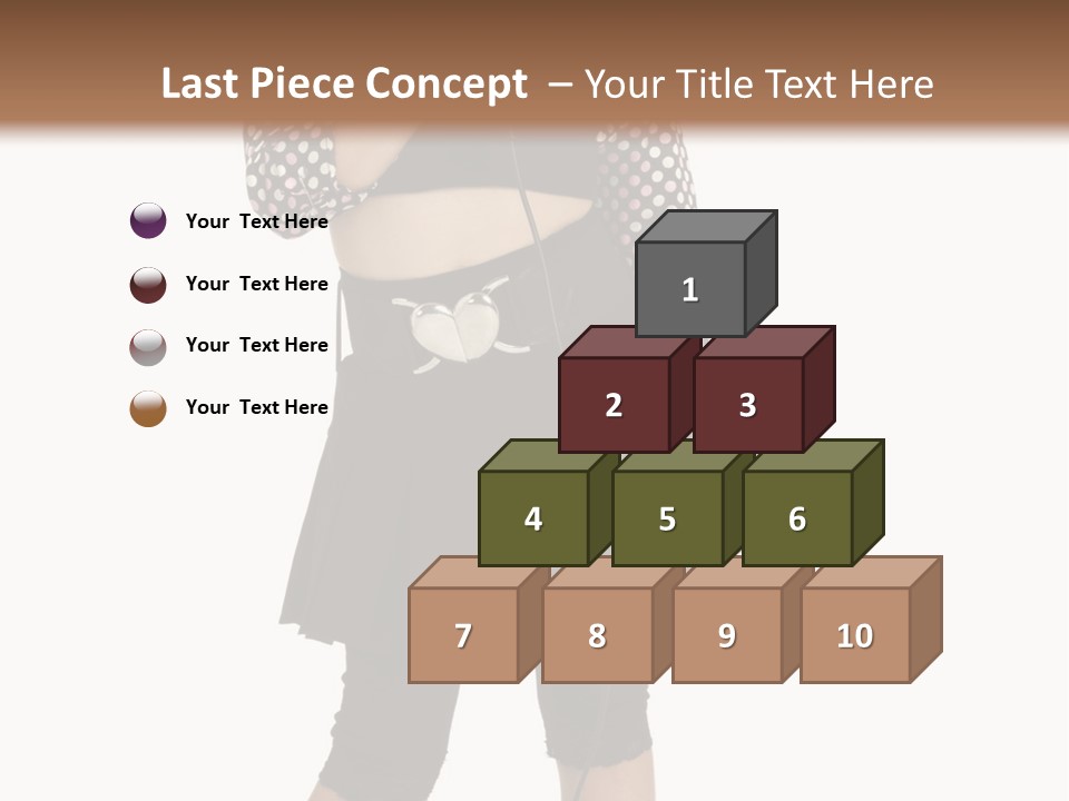 Music Vertical Child PowerPoint Template