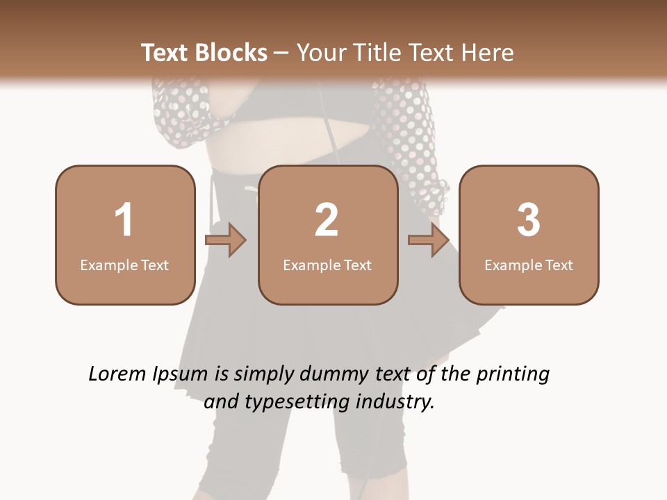 Music Vertical Child PowerPoint Template