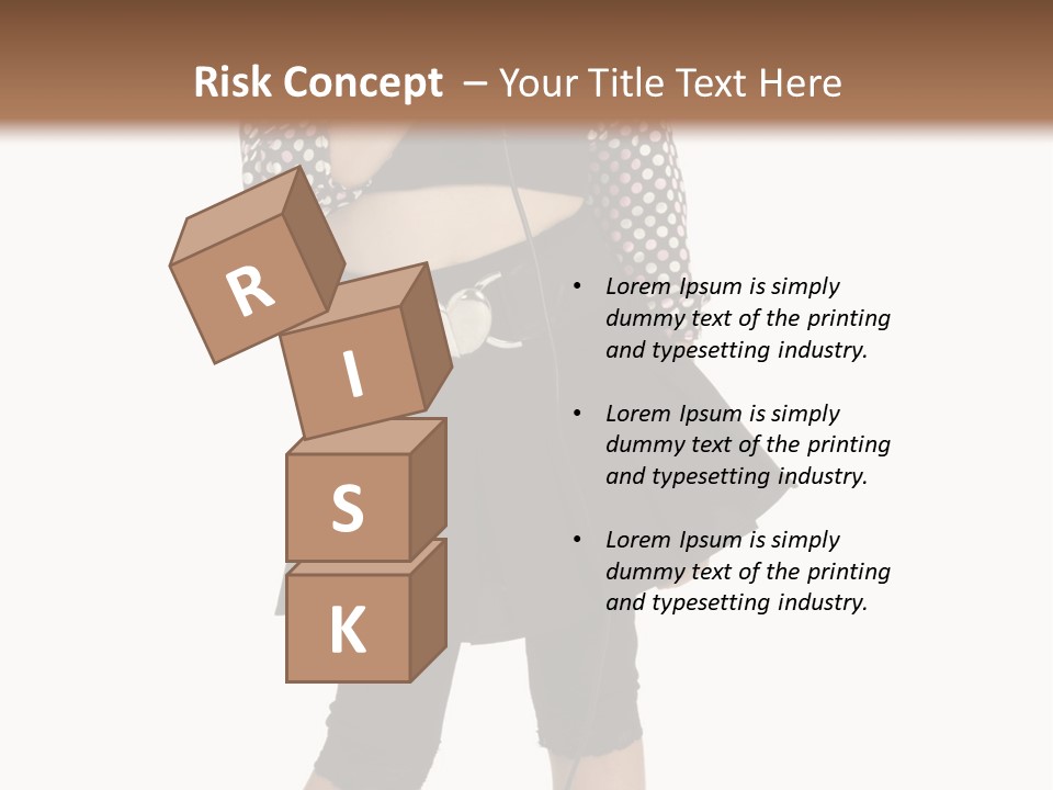 Music Vertical Child PowerPoint Template