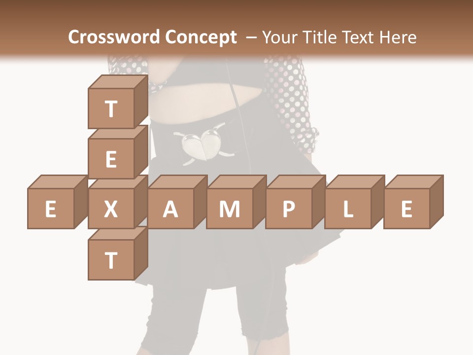 Music Vertical Child PowerPoint Template